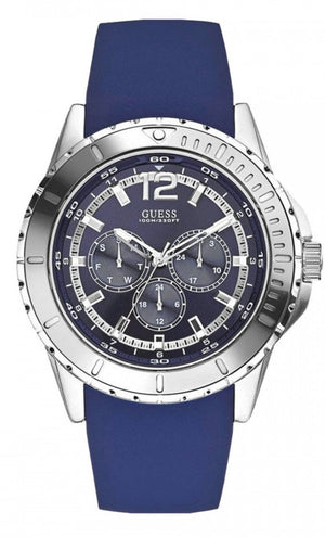  Shop Authentic Guess Maverick Black Dial Rubber Strap Watch for Men - W0485G3 - Luxxuri