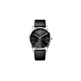  Shop Authentic Calvin Klein City Black Dial Black Leather Strap Watch for Men - K2G21107 - Luxxuri