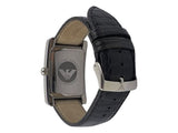  Shop Authentic Emporio Armani Black Dial Black Leather Strap Watch For Men - AR0143 - Luxxuri