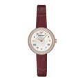  Shop Authentic Emporio Armani Rosa Two Hand White Dial Red Leather Strap Watch For Women - AR11357 - Luxxuri