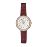  Shop Authentic Emporio Armani Rosa Two Hand White Dial Red Leather Strap Watch For Women - AR11357 - Luxxuri