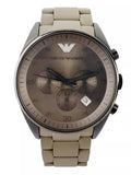  Shop Authentic Emporio Armani Sportivo Chronograph Brown Dial Brown Steel Strap Watch For Men - AR5950 - Luxxuri