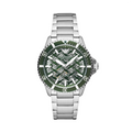  Shop Authentic Emporio Armani Diver Automatic Green Dial Silver Steel Strap Watch For Men - AR60061 - Luxxuri