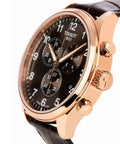  Shop Authentic Tissot Chrono XL Black Dial Brown Leather Strap Watch For Men - T116.617.36.057.01 - Luxxuri