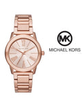  Shop Authentic Michael Kors Hartman Rose Gold Dial Rose Gold Steel Strap Watch For Women - MK3491 - Luxxuri