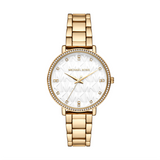  Shop Authentic Michael Kors Pyper Three Hand White Dial Gold Steel Strap Watch For Women - MK4666 - Luxxuri