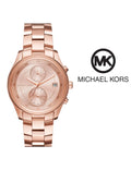  Shop Authentic Michael Kors Briar Quartz Rose Gold Dial Rose Gold Steel Strap Watch For Women - MK6465 - Luxxuri