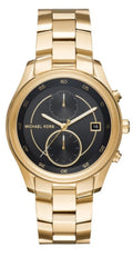  Shop Authentic Michael Kors Blair Quartz Black Dial Gold Steel Strap Watch For Women - MK6497 - Luxxuri