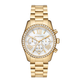  Shop Authentic Michael Kors Lexington Mother of Pearl White Dial Gold Steel Strap Watch For Women - MK7241 - Luxxuri