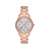  Shop Authentic Michael Kors Layton Three Hand Silver Dial Rose Gold Steel Strap Watch For Women - MK7297 - Luxxuri