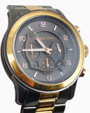  Shop Authentic Michael Kors Runway Chronograph Grey Dial Two Tone Steel Strap Unisex Watch - MK8189 - Luxxuri
