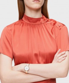  Shop Authentic Calvin Klein Seduce Silver Dial Two Tone Steel Strap Watch for Women - K4E2N61X - Luxxuri
