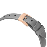  Shop Authentic Swarovski Crystal Frost Grey Dial Grey Leather Strap Watch for Women - 5484067 - Luxxuri