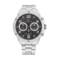  Shop Authentic Tommy Hilfiger Blaze Chronograph Black Dial Silver Steel Strap Watch For Men - 1792029 - Luxxuri