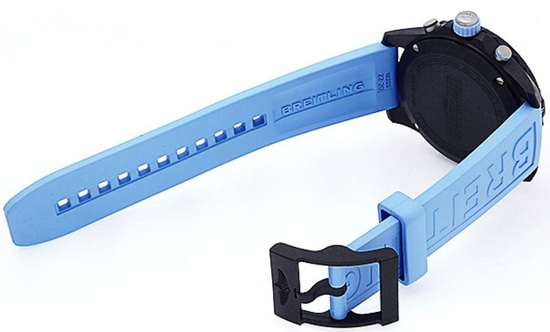  Shop Authentic Breitling Endurance Pro Black Dial Light Blue Rubber Strap Watch for Men - X82310281B1S1 - Luxxuri