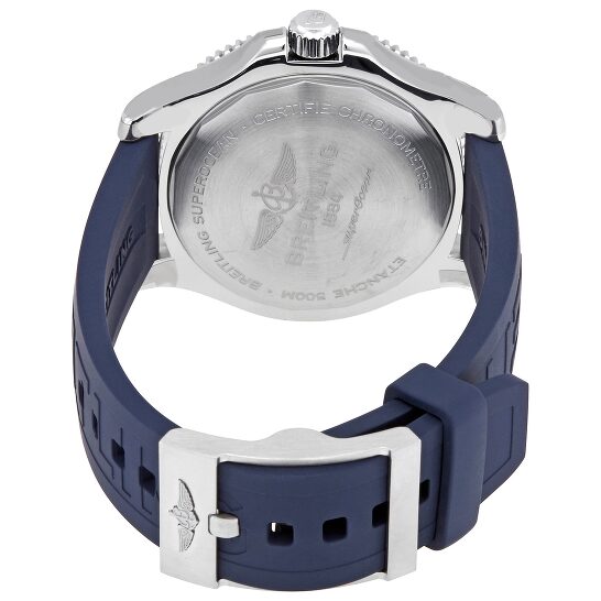  Shop Authentic Breitling Superocean II Automatic 42mm White Dial Blue Rubber Strap Watch for Men - A17366D81A1S2 - Luxxuri