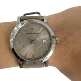  Shop Authentic Burberry The City Beige Dial Tan Leather Strap Watch for Women - BU9021 - Luxxuri