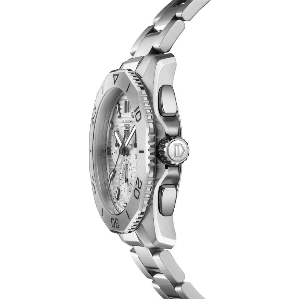  Shop Authentic Tag Heuer Aquaracer Professional 200 Date White Dial Silver Steel Strap Watch for Men - CBP1111.BA0627 - Luxxuri