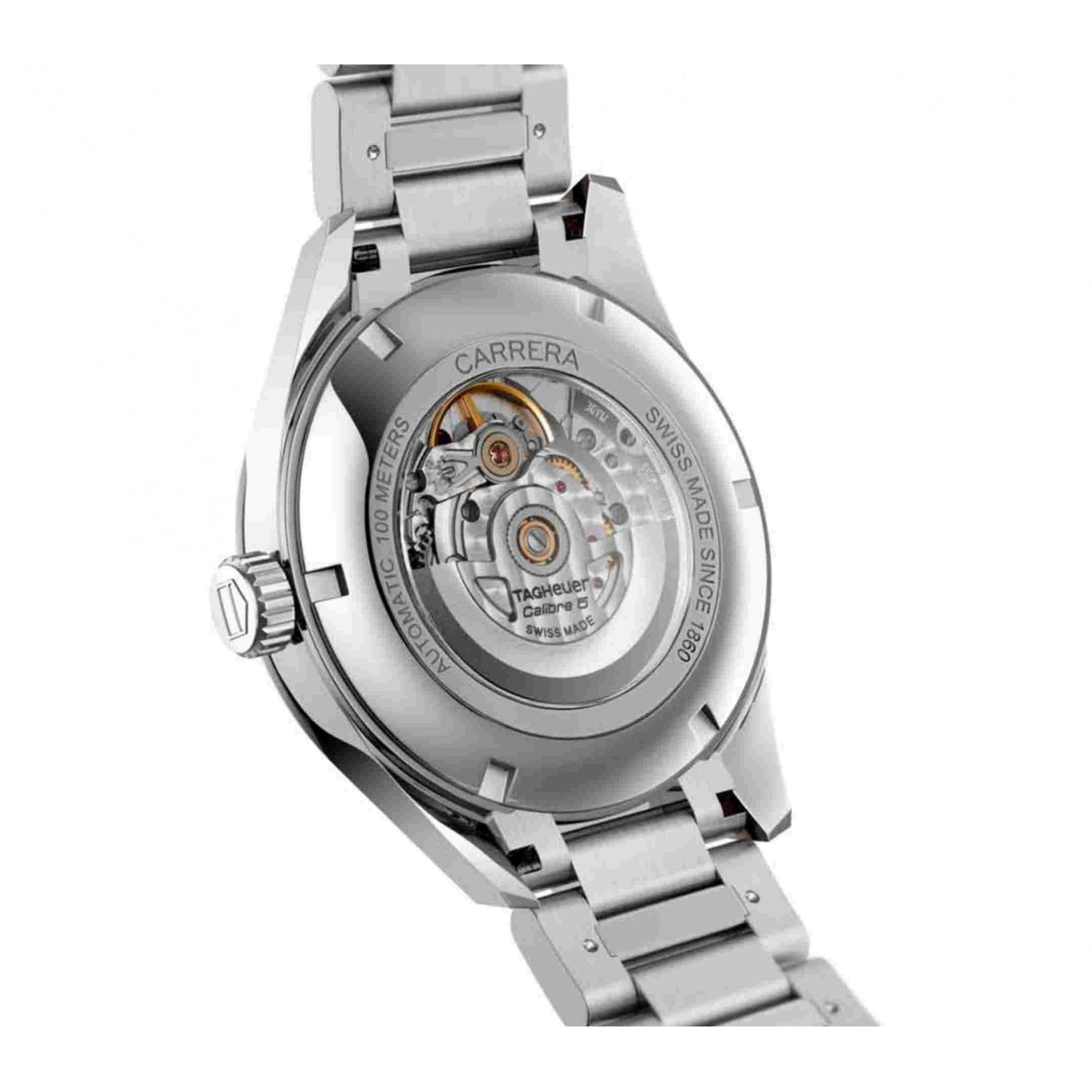  Shop Authentic Tag Heuer Carrera Day Date Blue Dial Silver Steel Strap Watch for Women - WBN2012.BA0640 - Luxxuri