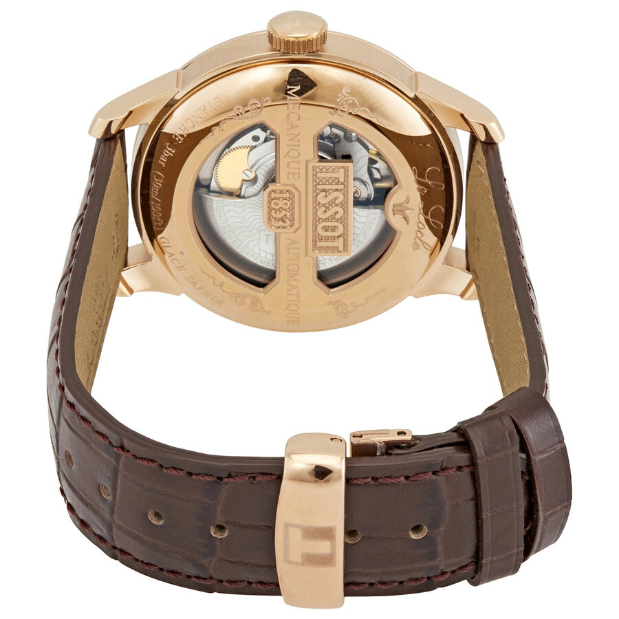  Shop Authentic Tissot Le Locle Powermatic 80 Silver Dial Brown Leather Strap Watch For Men - T006.407.36.033.00 - Luxxuri