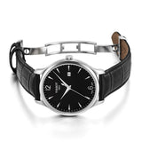  Shop Authentic Tissot T Classic Tradition Black Dial Black Leather Strap Watch For Men - T063.610.16.057.00 - Luxxuri