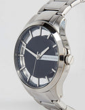  Shop Authentic Armani Exchange Hampton Chronograph Black Dial Silver Steel Strap Watch For Men - AX2179 - Luxxuri