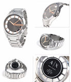  Shop Authentic Armani Exchange Hampton Chronograph Skeleton Black Dial Silver Steel Strap Watch For Men - AX2199 - Luxxuri