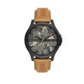  Shop Authentic Armani Exchange Hampton Chronograph Green Dial Brown Leather Strap Watch For Men - AX2412 - Luxxuri