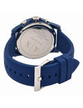  Shop Authentic Armani Exchange Outerbanks Chronograph Blue Dial Blue Silicone Strap Watch For Men - AX1327 - Luxxuri