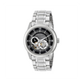  Shop Authentic Bulova BVA Dual Aperture Black Dial Silver Steel Strap Watch for Men - 96A119 - Luxxuri