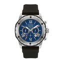  Shop Authentic Bulova Marine Star Blue Dial Black Silicone Strap Watch for Men - 98B258 - Luxxuri