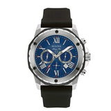  Shop Authentic Bulova Marine Star Blue Dial Black Silicone Strap Watch for Men - 98B258 - Luxxuri