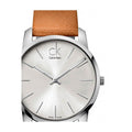  Shop Authentic Calvin Klein City Quartz White Dial Light Brown Leather Strap Watch For Men - K2G21138 - Luxxuri