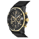  Shop Authentic Bulova Marine Star Chronograph Black Dial Black Rubber Strap Watch for Men - 98B278 - Luxxuri