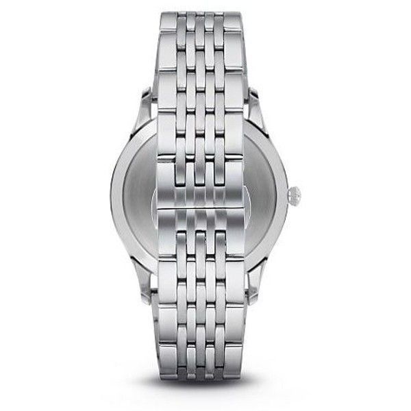  Shop Authentic Emporio Armani Classic Silver Dial Silver Steel Strap Watch For Men - AR1867 - Luxxuri