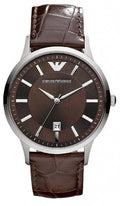  Shop Authentic Emporio Armani Renato Classic Brown Dial Brown Leather Strap Watch For Men - AR2413 - Luxxuri