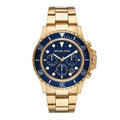  Shop Authentic Michael Kors Everest Chronograph Blue Dial Two Tone Steel Strap Watch For Men - MK8978 - Luxxuri