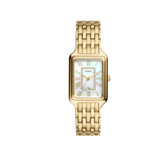  Shop Authentic Fossil Raquel Three Hand Mother of Pearl Dial Gold Steel Strap Watch For Women - ES5304 - Luxxuri