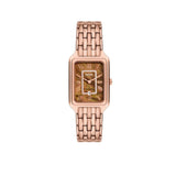  Shop Authentic Fossil Raquel Three Hand Date Brown Dial Rose Gold Steel Strap Watch For Women - ES5323 - Luxxuri