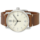  Shop Authentic Fossil The Commuter White Dial Brown Leather Strap Watch for Men - FS5275 - Luxxuri
