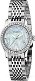  Shop Authentic Gucci G Timeless Diamonds Mother of Pearl Dial Silver Steel Strap Watch For Women - YA126506 - Luxxuri