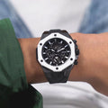  Shop Authentic Guess Formula Chronograph Black Dial Black Silicone Strap Watch For Men - GW0579G1 - Luxxuri