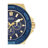  Shop Authentic Guess Force Blue & Rose Gold Dial Blue Silicone Strap Watch For Men - W0674G2 - Luxxuri