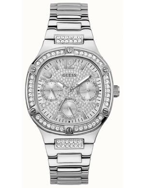  Shop Authentic Guess Duchess Quartz Silver Dial Silver Steel Strap Watch For Women - GW0558L1 - Luxxuri