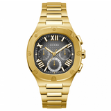 Shop Authentic Guess Headliner Multifunction Black Dial Gold Steel Strap Watch For Men - GW0572G2 - Luxxuri