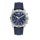  Shop Authentic Guess Commander Blue Dial Blue Rubber Strap Watch for Men - GW0211G1 - Luxxuri