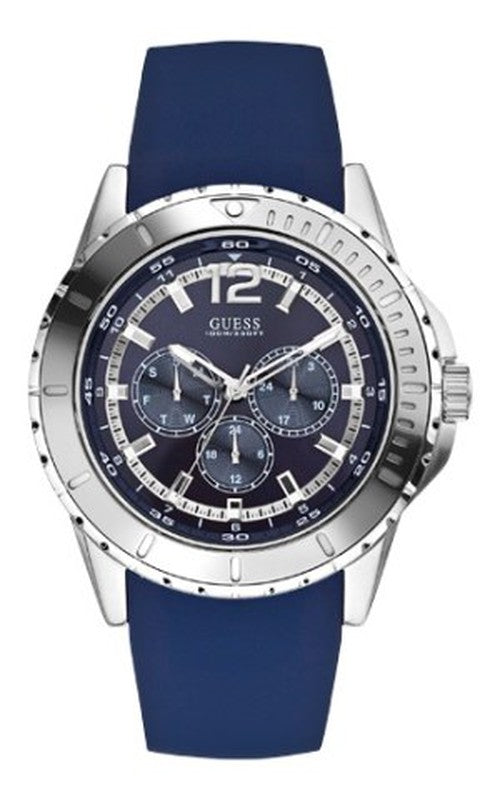  Shop Authentic Guess Maverick Black Dial Rubber Strap Watch for Men - W0485G3 - Luxxuri