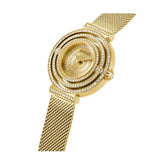  Shop Authentic Guess Dream Quartz Gold Dial Gold Mesh Strap Watch For Women - GW0550L2 - Luxxuri