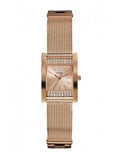  Shop Authentic Guess Nouveau Diamonds Rose Gold Dial Rose Gold Mesh Bracelet Watch for Women - W0127L3 - Luxxuri