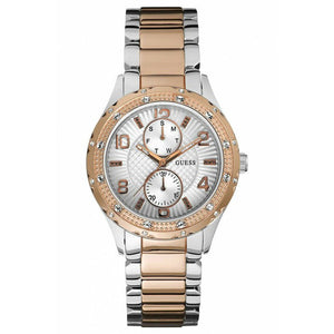  Shop Authentic Guess Siren White Dial Two Tone Steel Strap Watch for Women - W0442L4 - Luxxuri
